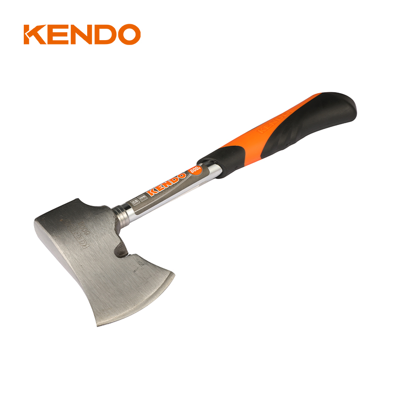 Kendo Camping Hand Axe Hatchet with Nested Serrated Wood Saw