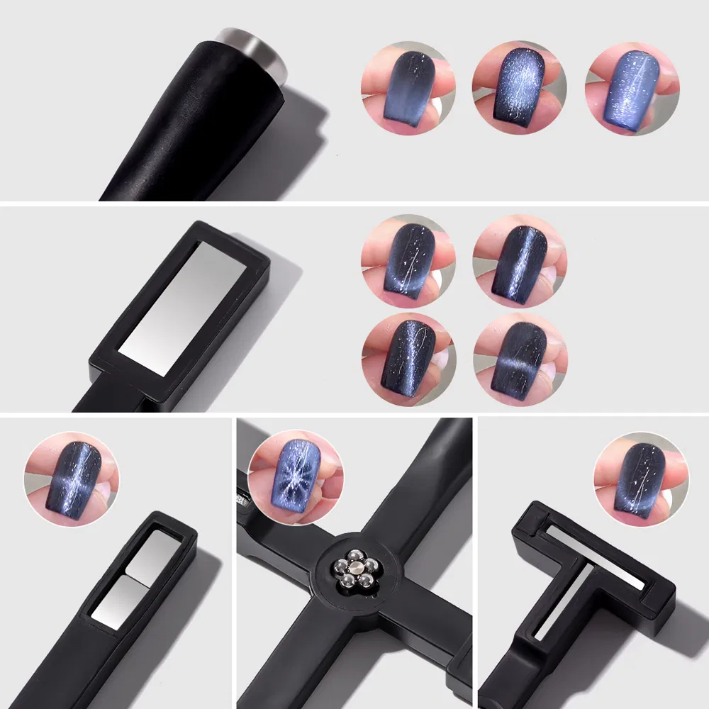 5 in 1 Magnetic Stick Magnet for Cat Eye Magnetic Gel Nail Polish Art Tool