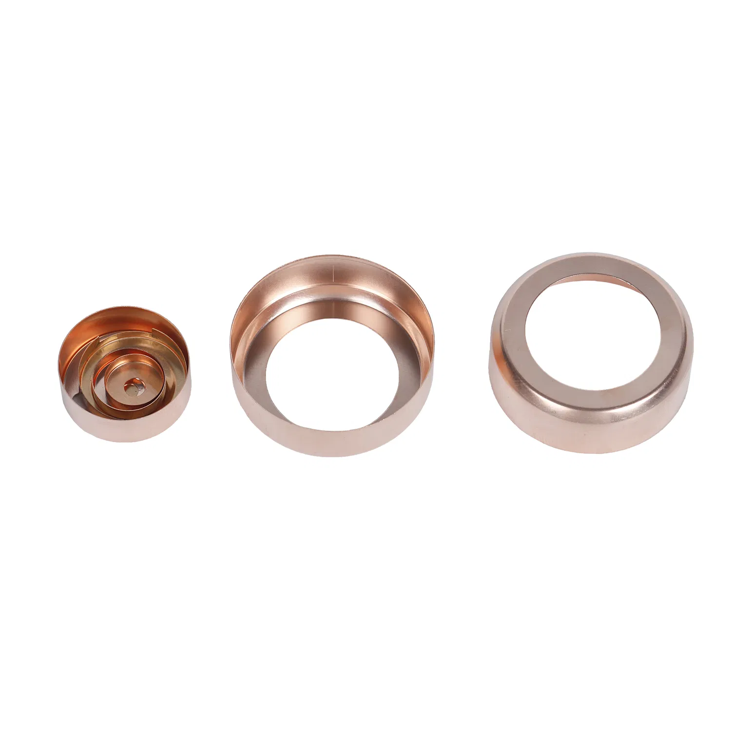Custom Precision Flanged Sleeve Copper Brass Guide Bronze Bushing for Bearing, CNC Machining Parts Red Copper Sleeves