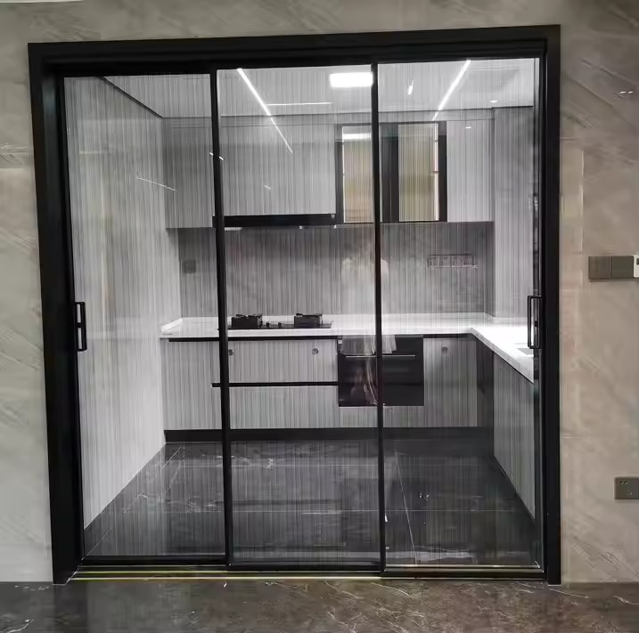 Double Glass Exterior Modern Doors Modern Design Aluminium Sliding Doors