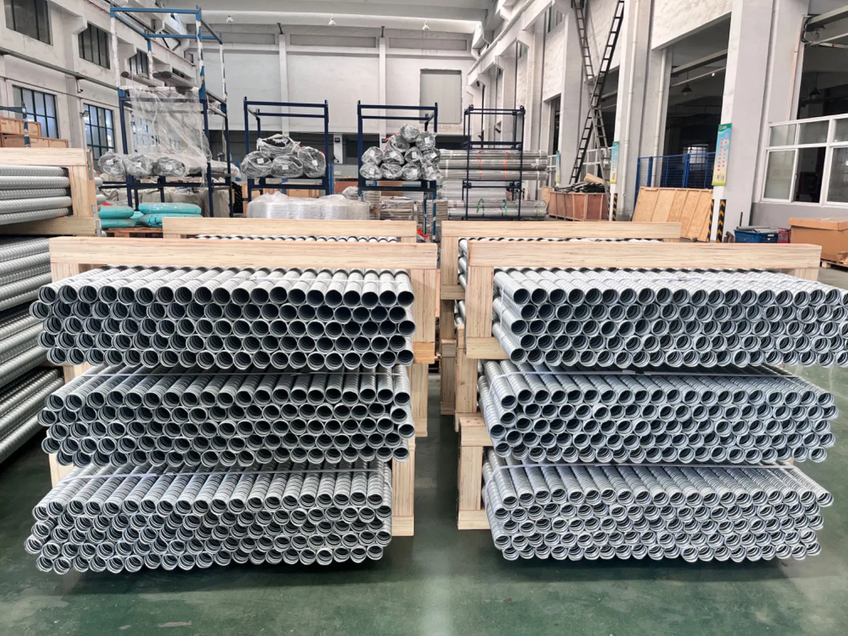 Post-Tensioning Duct Building Embedded Metal Bellows Large Diameter Concrete Bellows 75mm