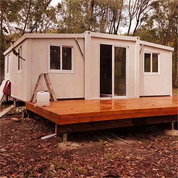 Temporary Building with Double Wing Movable Folding Suitable for Outdoor Work