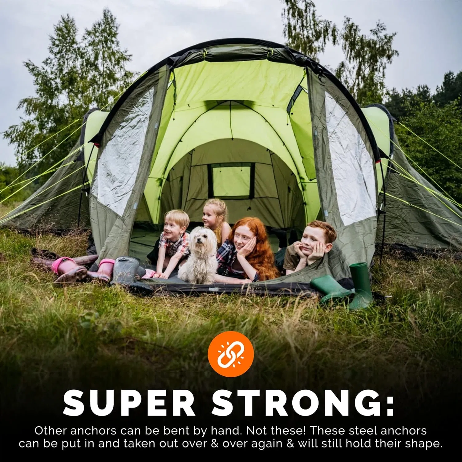 Heavy Duty Ground Anchor Screws: Ideal for Tents and Trampoline Anchor Kits