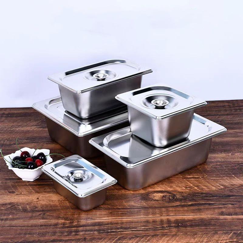 High Quality Hot Sell Stainless Steel Food Pan Gastronorm Container Gn Pan