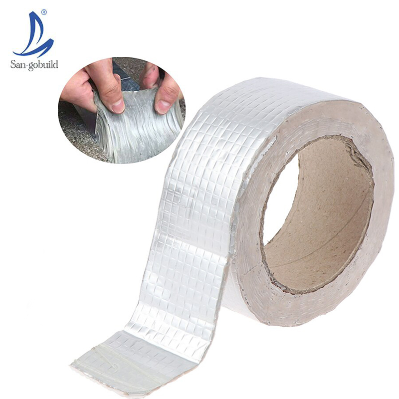 Seal Butyl Roof Tape White Butyl Rubber Aluminium Foil Tape for Sealing Leaks