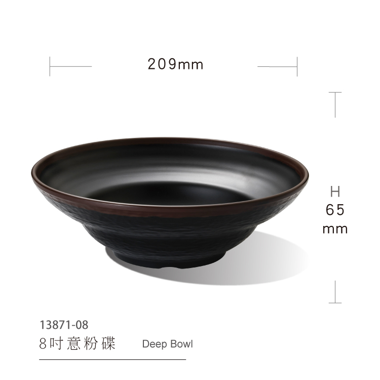 Melamine Bowl Large Capacity Bowl Soup Bowl Noodle Bowl Customized Bowl Restaurant Bowl