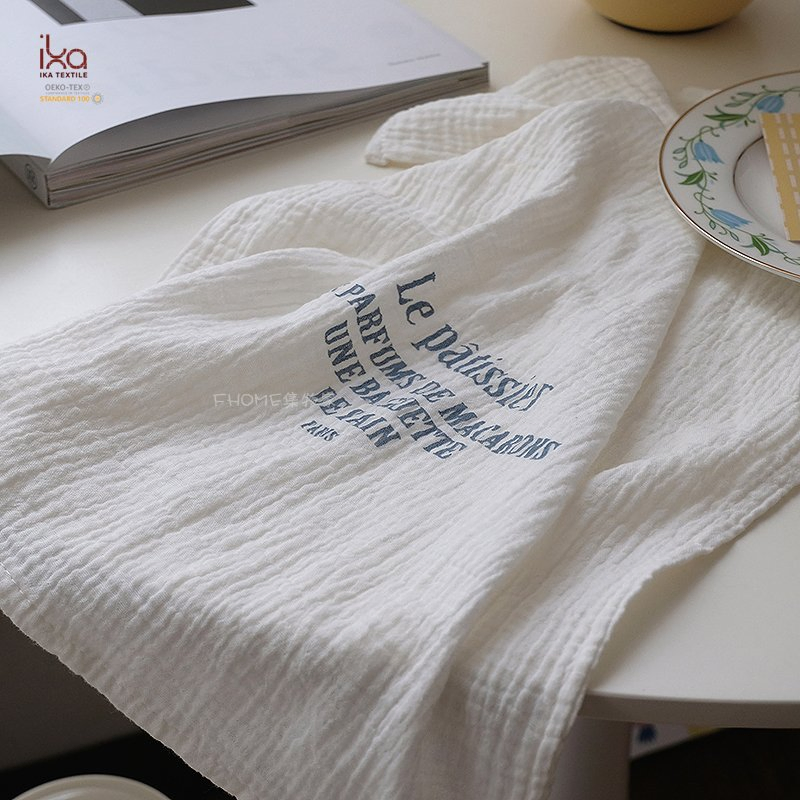 Fabric Wedding Hotel Living Room Home Quality Christmas Decoration Printed Embroidery Woven Custom White Eco Friendly Cloth Napkins with Logo