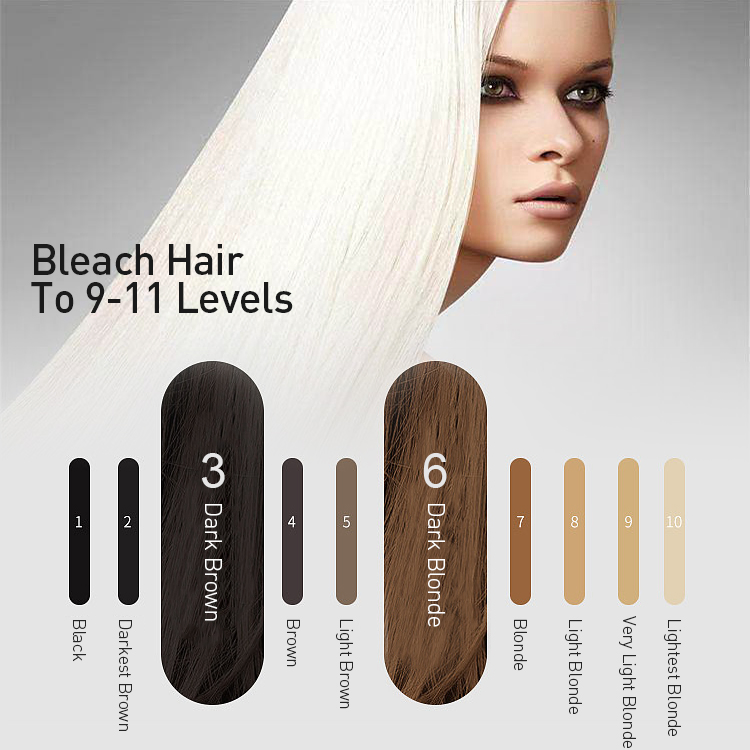 Keroa 9+ Professional Quick Hair Color Fading Ammonia Free Hair Bleaching Powder