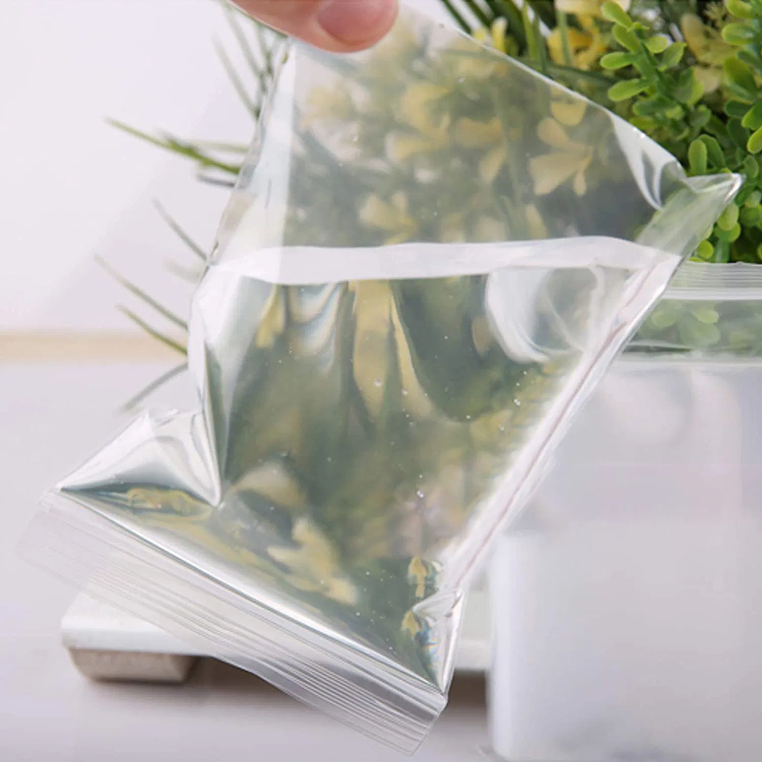 Clear Durable Plastic Resealable Zipper Baggies for Jewelry, Beads, Pill, Snack, Storage, Shipping & Packaging