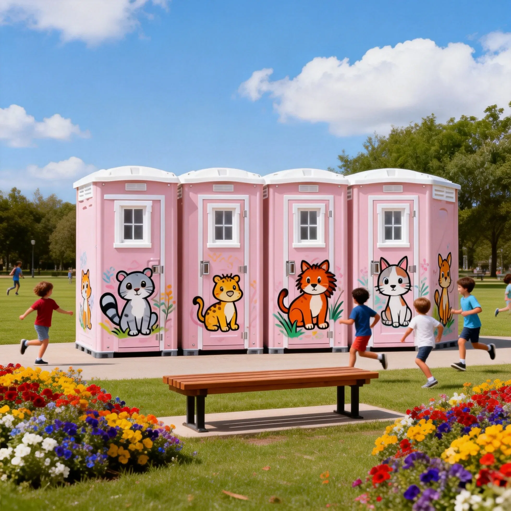 for Tour Prefabricated Toilet Small Prefabricated Container Type Modular Toilet Mobile Toilet