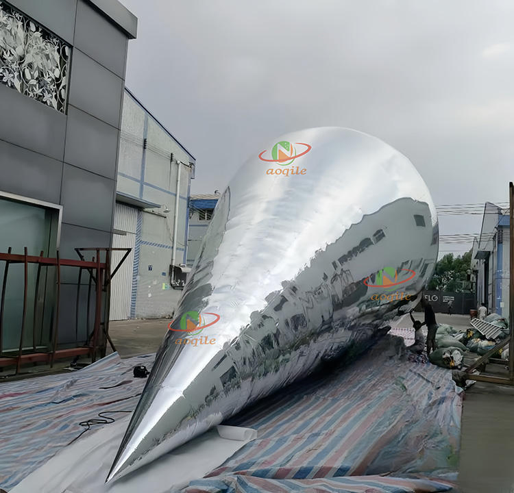 Outdoor Large Inflatable Mirror Balloon Custom Decoration