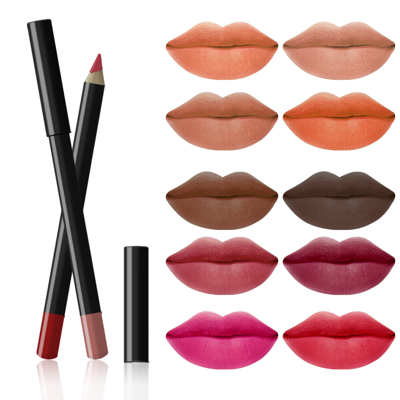 Customize Lip Liner High Pigmented Natural Private Label Wholesale Lipliner Lip Pencil