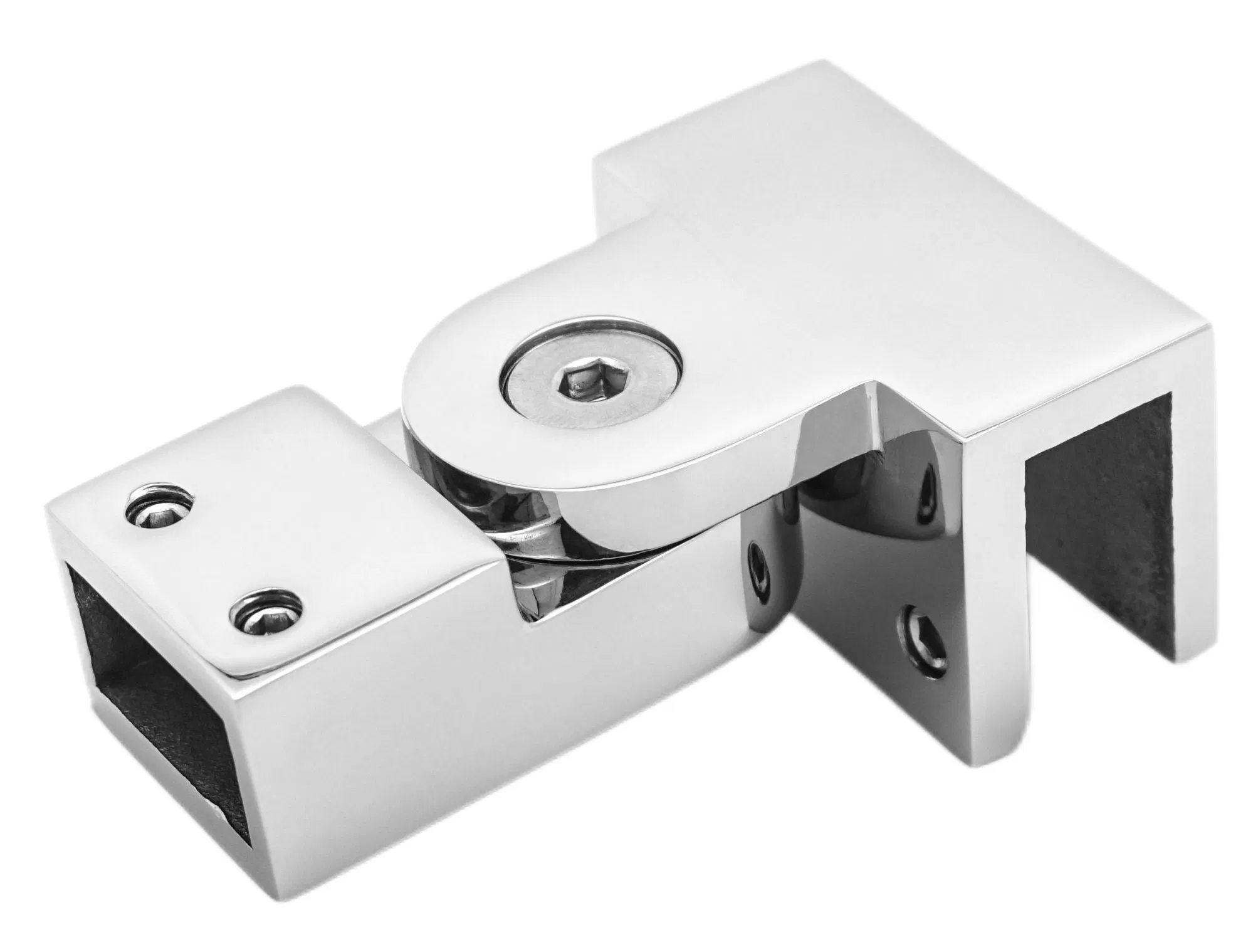 Bathroom Shower-Glass Hardware Accessories Patch-Fitting Adjustable Swiveling Fixed-Panel Pipe Fitting
