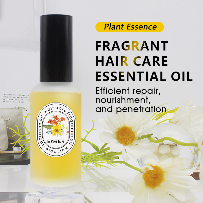 Private Label Organic Hair Nourishing Care Essential Oil Hair Silk Serum Essential Oil Women Black Hair Care Products