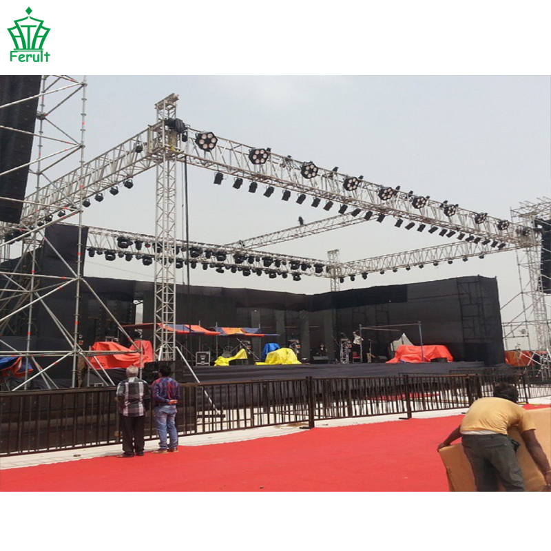Portable Exhibition Concert Event Wedding Aluminium Stage lighting Speaker Studio Show Roof Spigot Performance Canopy Truss