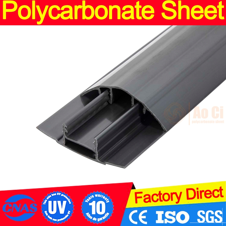 Polycarbonate Snap F Profile Polycarbonate Accessory for Hollow Sheet 4mm-10mm