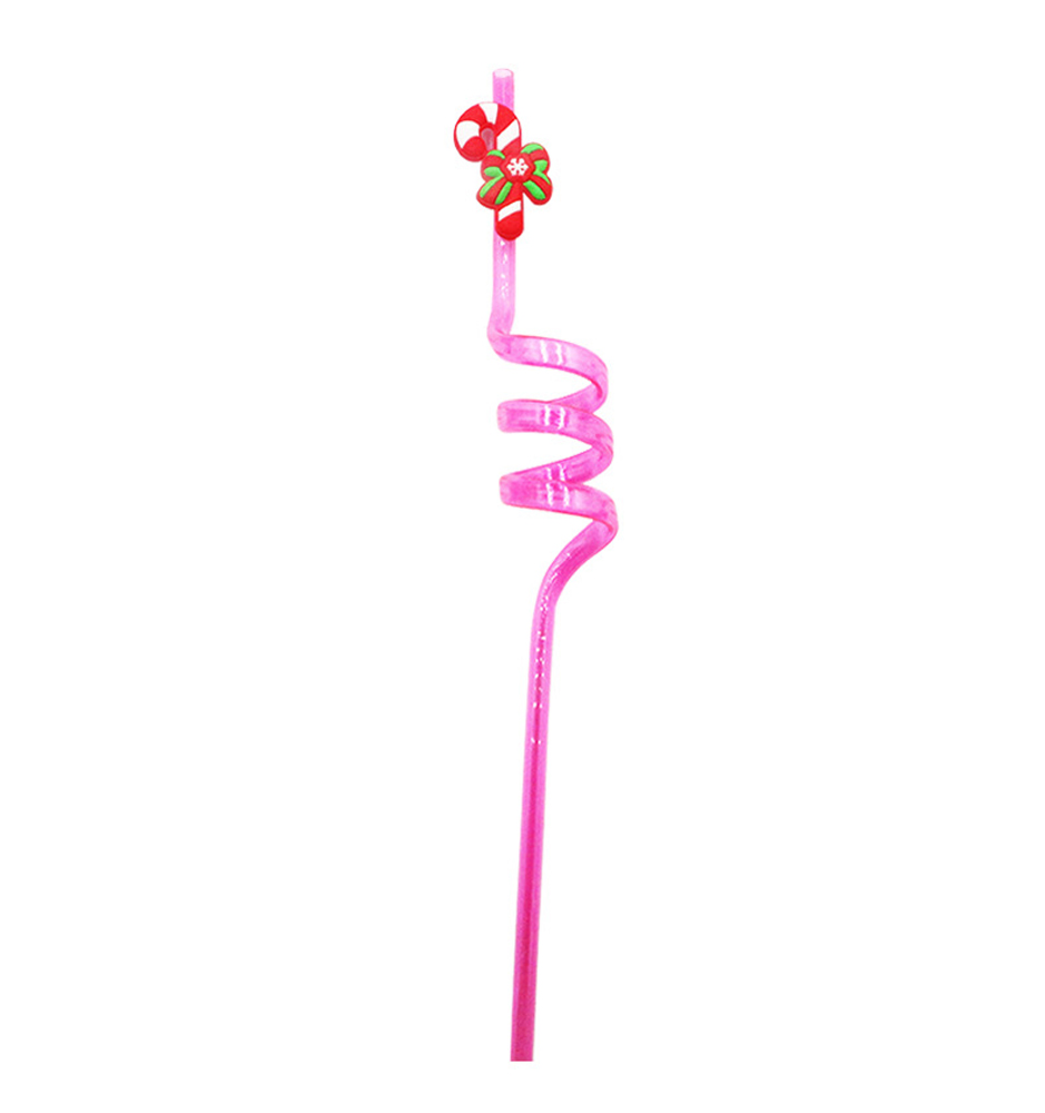 Amazon Party Favors Christmas Cartoon Curved Straws