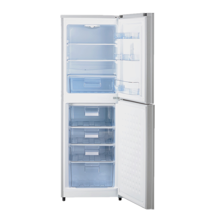 270 Liters Double Door Bottom Freezer DC 12V Solar Refrigerator