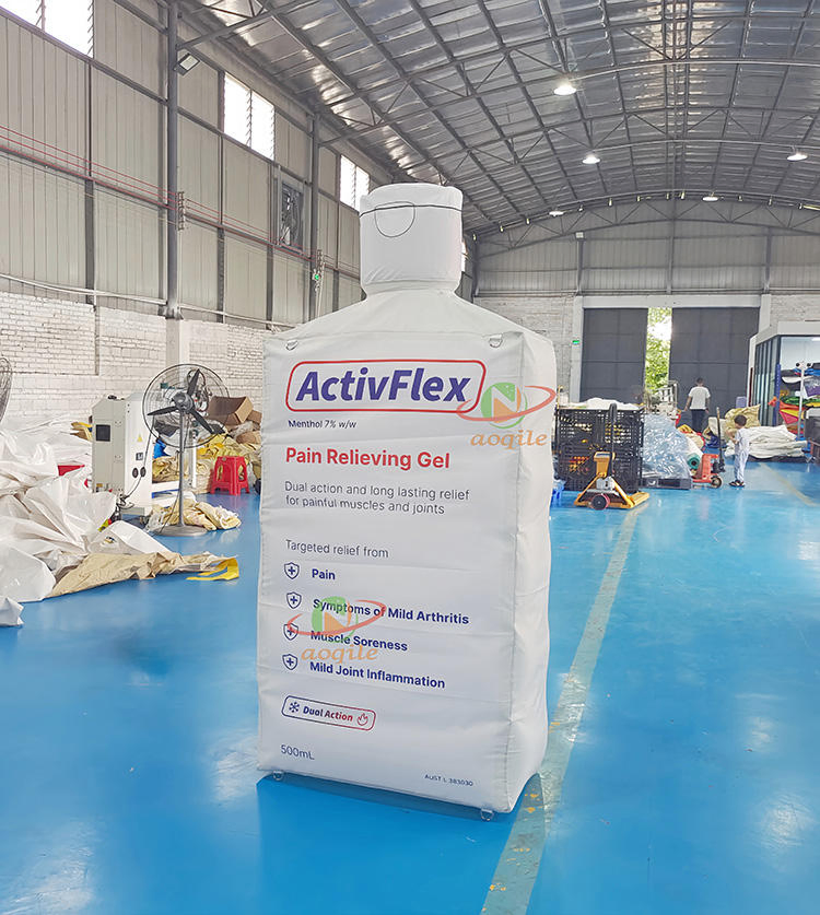 Inflatable Custom Medicine Advertising Decoration Inflatable Large Medicine Bottle Mode