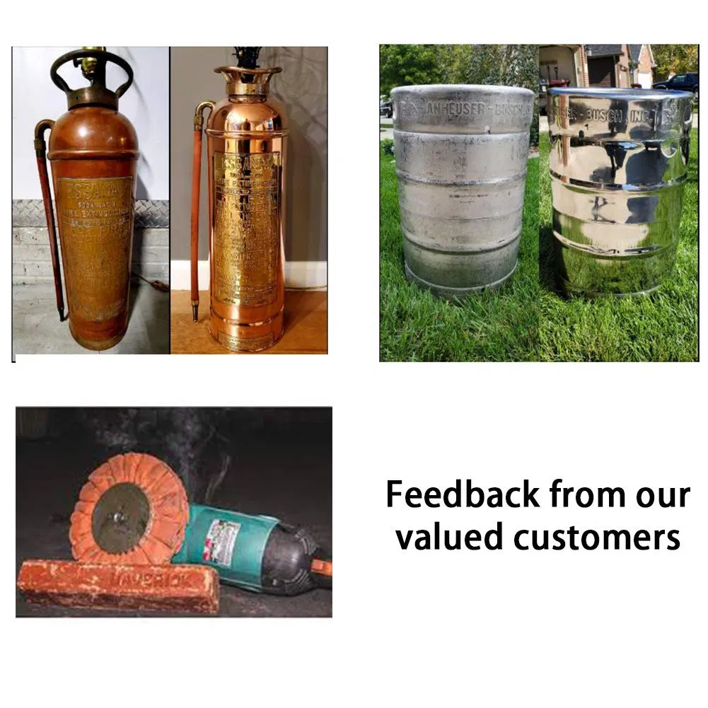 Non-Woven Airway Buffing Wheel 5/8'' Arbor Hole Polishing Wheel