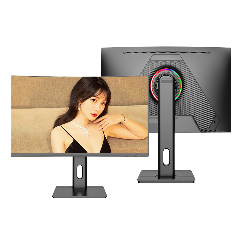 Cheap 27inch 1K 2K 75Hz 100Hz 165Hz 180Hz 240Hz Curved Gaming PC Montor Wide Screen Desktop Computer LCD Monitor LED Backlight Esport Monitors RGB Display