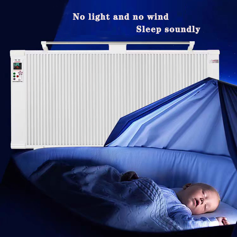 Indoor Electric Heater Energy Efficient Smart Room Heater Quiet Floor Baseboard Graphene Heater 1200W