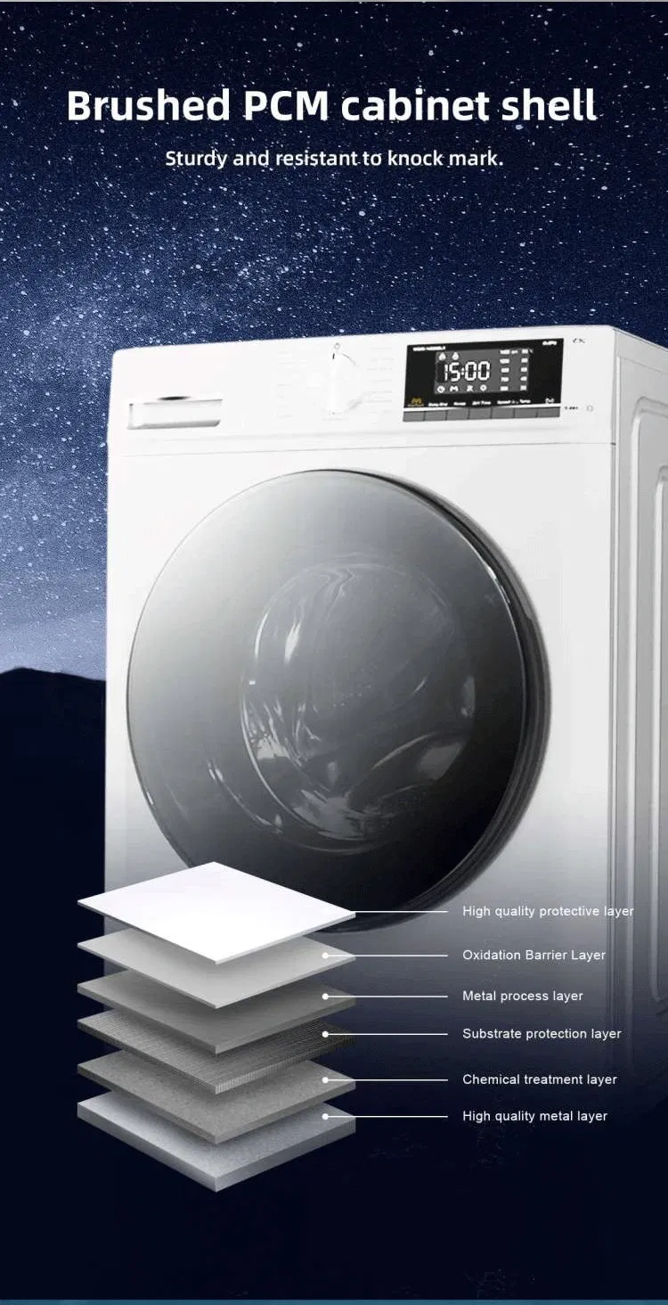 Front Loading Automatic Laundry Ozone Disinfect Washing Machine