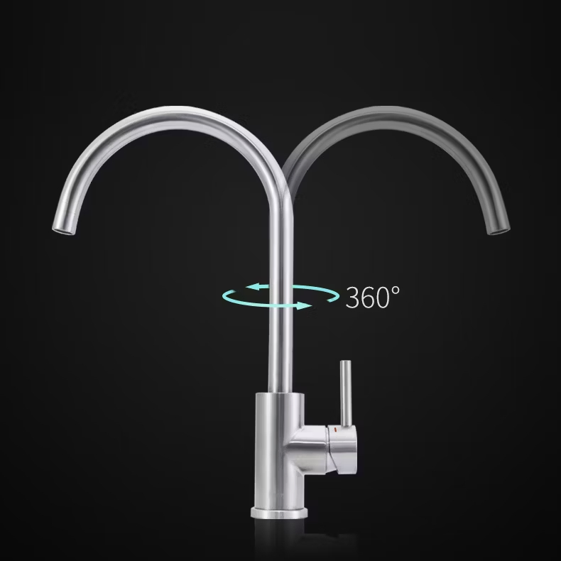 OEM/ODM Kitchen Faucet 304 Stainless Steel / Brass / Zinc Alloy Single Handle Sink Mixer Faucet Tap – Custom Colors & Materials