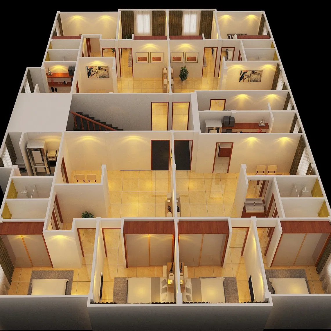 Steel Structure Building Multi-Story Prefab House Apartment