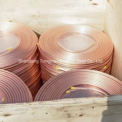 C11000 C12200 ASTM B8 Seamless Copper Pipe Brass Tube Copper Tube Pipe Cutting Processing Manufacturers Air Conditioning Copper Bar/Plate/Tube/Pipe