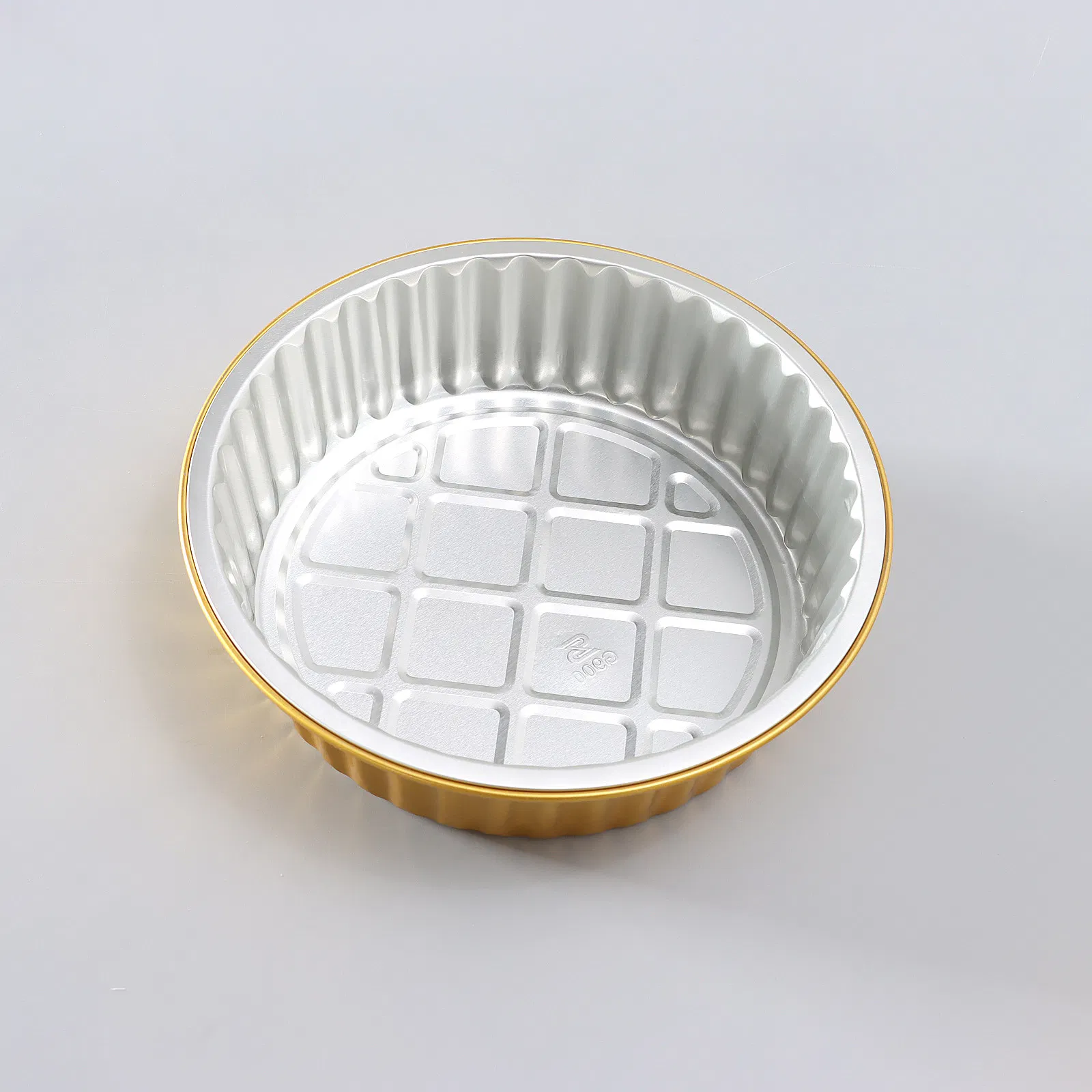 Custom Printed Aluminum Foil Salad Paper Bowl, Round Rectangle, High Insulation