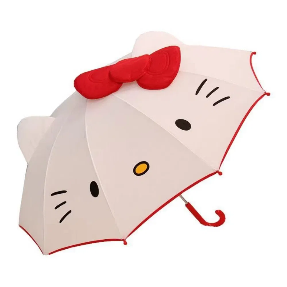 Детский зонт с котенком, длинная ручка