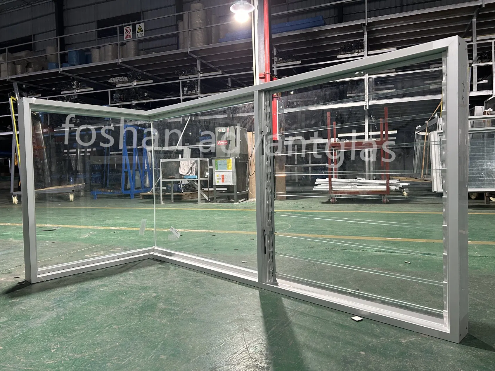 High End Aluminium Hand Shake Jalousie Window with Detachable Inside Screen and Security Grill