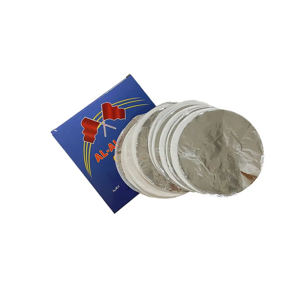 Wholesale Punch Hookah Silver Pre Cut Foil Sheet Paper with Holes Aluminum Tin Foil Shisha