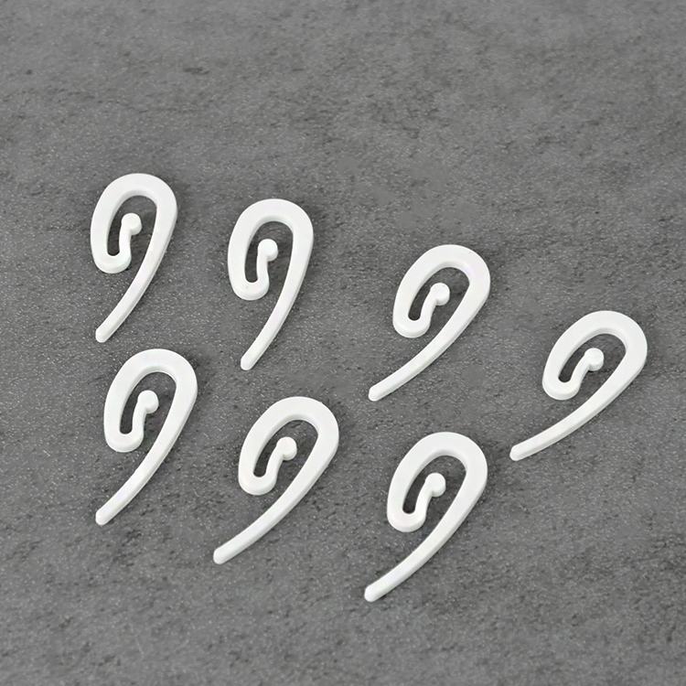 High Quality 1.2cm Window Curtain Plastic Curtain Hooks