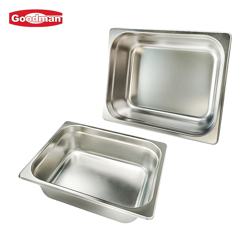 Restaurant Equipment 1/2 Size Gn Pan Stainless Steel Food Pan Gastronorm Container