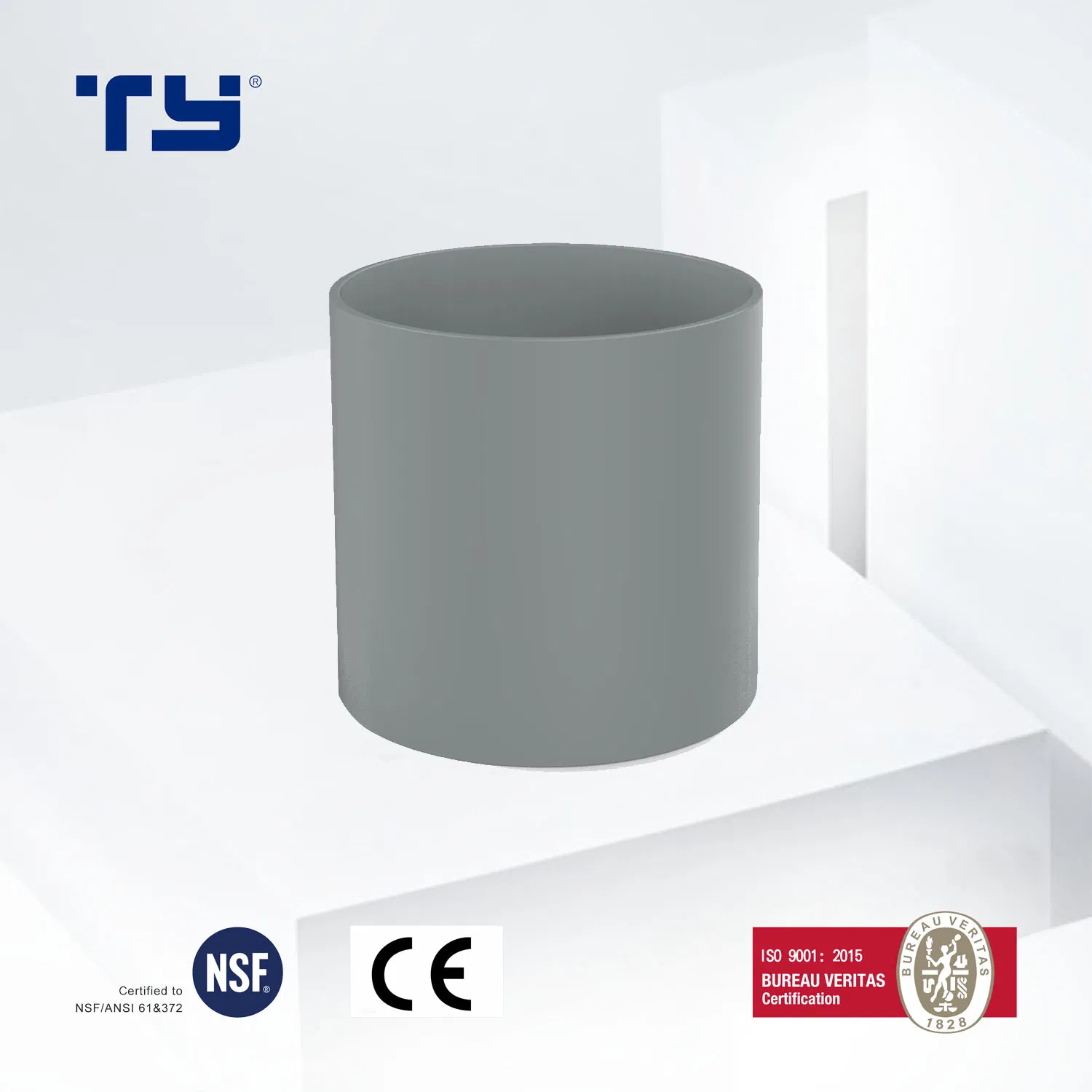 Germany Chinese Standard PVC Fitting Plastic Pipe Water Brands Plumbing Price List Manufacturer Cap