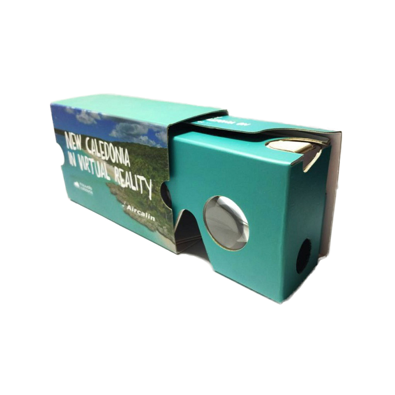 Branded Google Cardboard Vr Video Glasses 3D Colorful Cardboard Vr Headsets 3D Glasses Virtual Reality