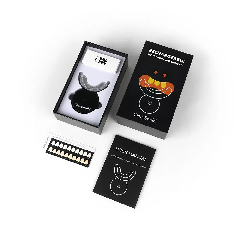 Popular in 2020 Custom Logo 16/24/32min LED Light Rechargeable Teeth Whitening Kit