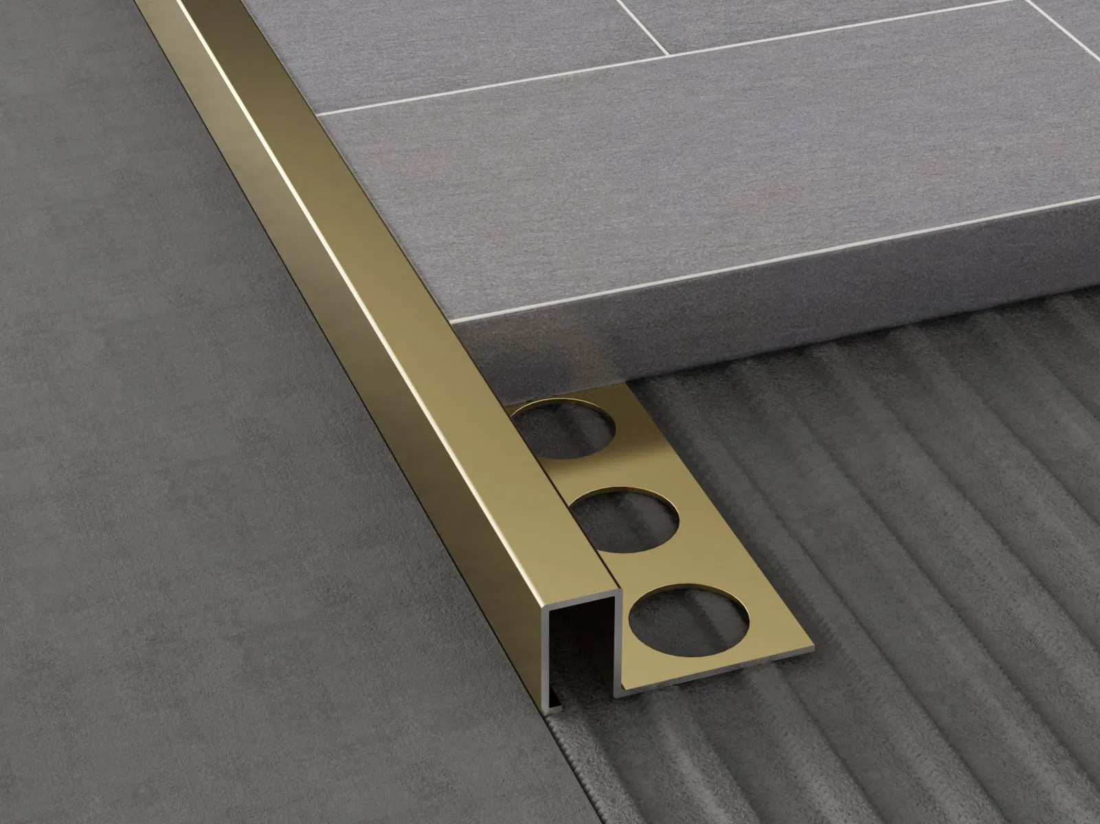 Customized Aluminum Decorative Tile Edge Strips From The Factory in Foshan