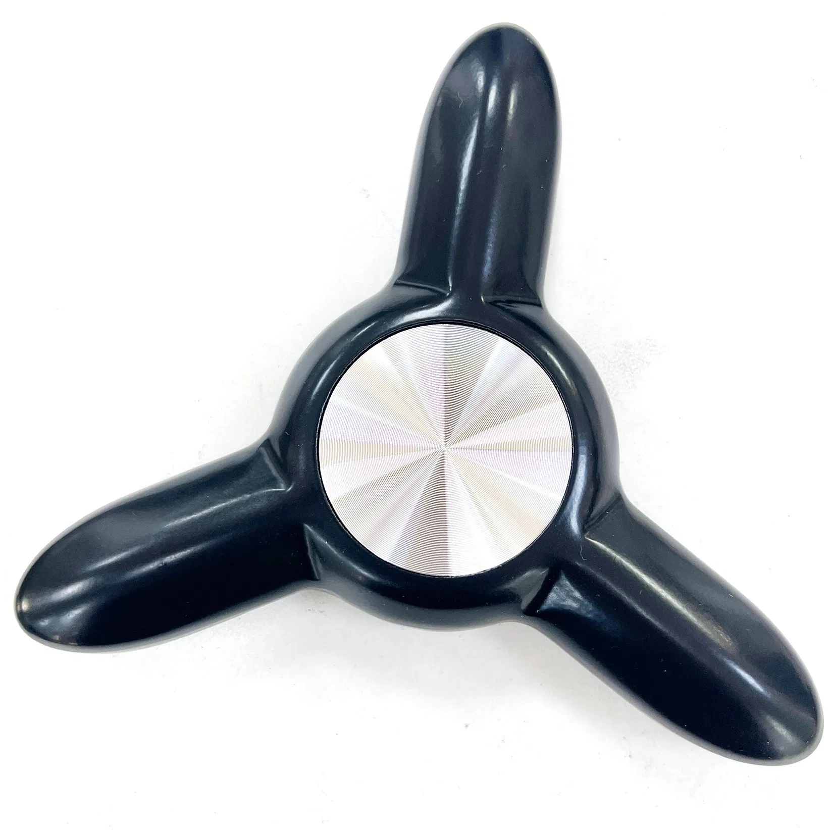 Black Color Zinc Alloy 3 Spoke Safe Handle for Door