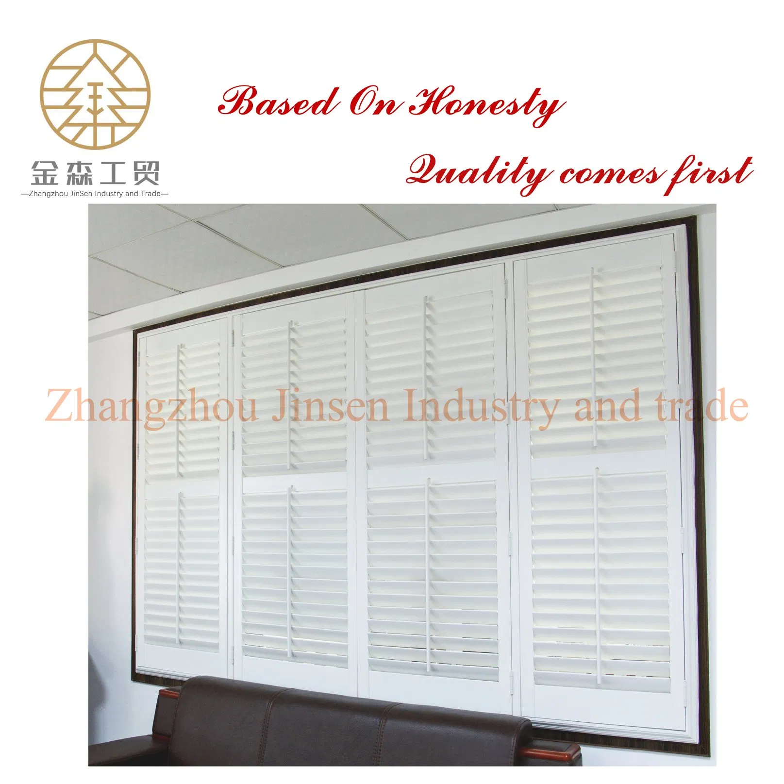 High Quality PVC Plantation Shutters – 20 Years Factory Experience