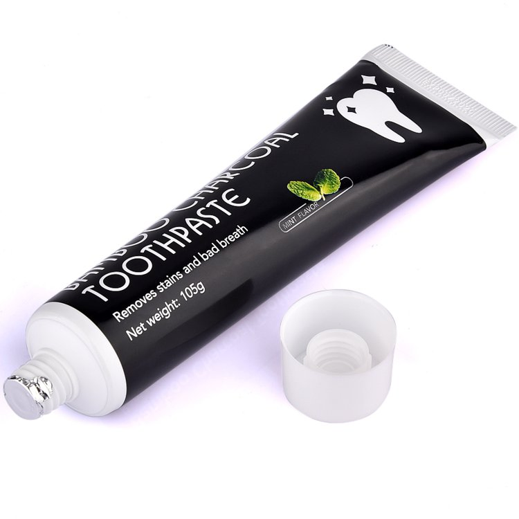 Factory Bulk Cool White Organic Toothpaste Biodegradable Bamboo Charcoal Whitening Paste for Home Use Removes Stains