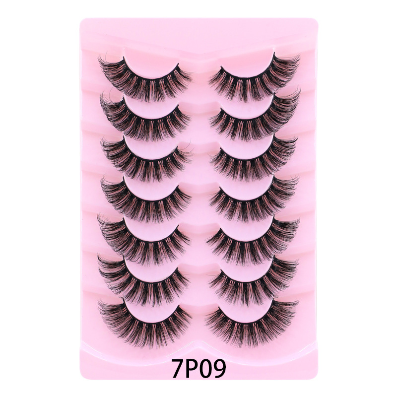 Luxurious 20 Pairs Natural Fluffy Eyelashes for Beautiful Eye Makeup