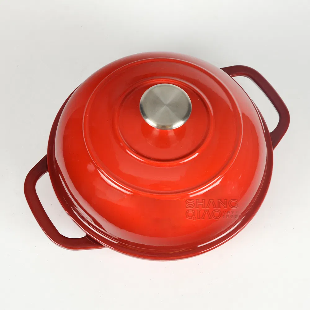 Эмалированная чугунная хлебопечка с крышкой