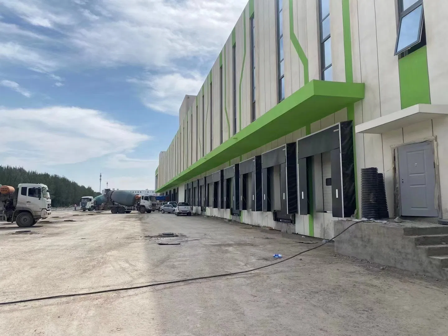 Custom Color Match Dock Shelter with Brand Specific Color Schemes