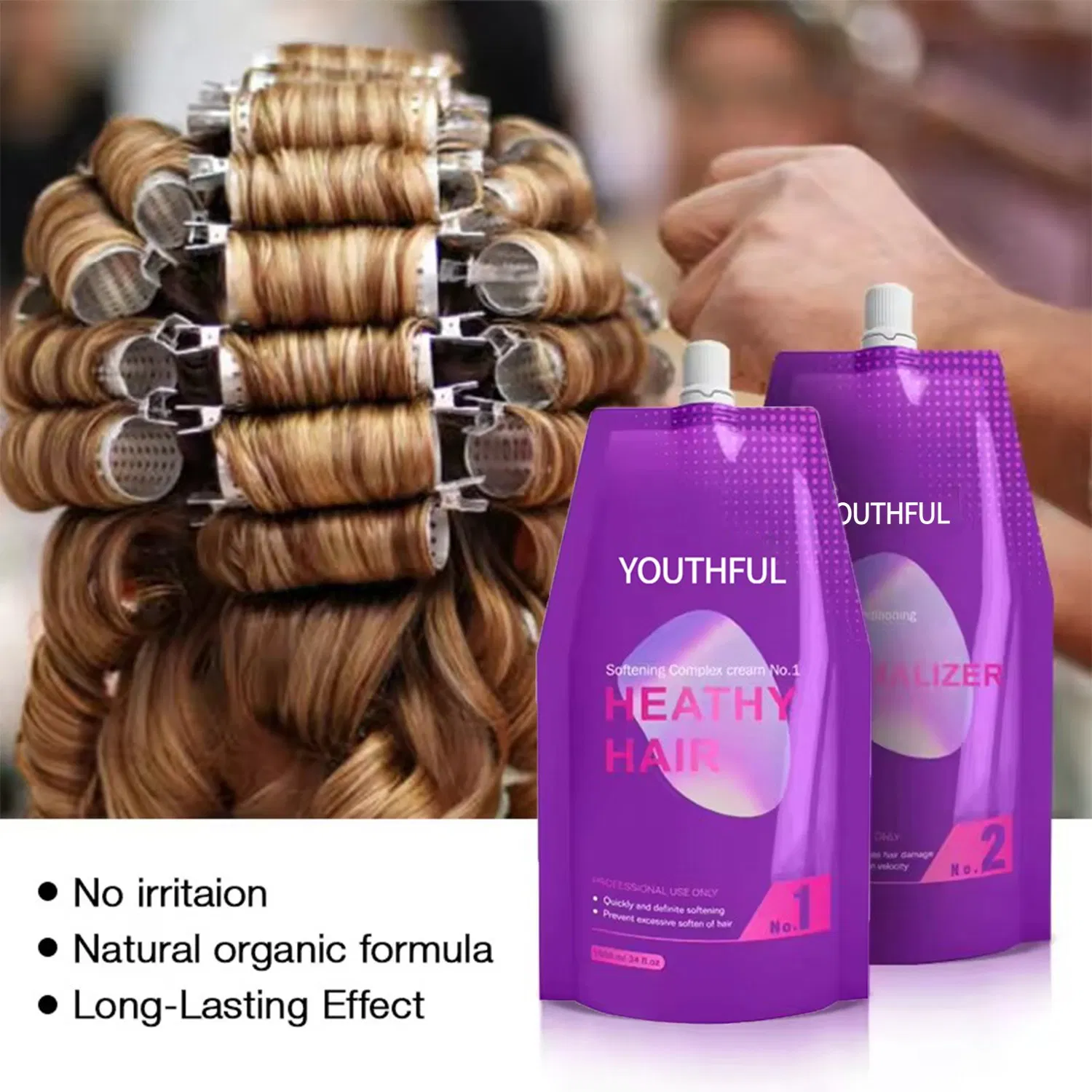 Professional Natural Wave Curly Hair Perm Cream