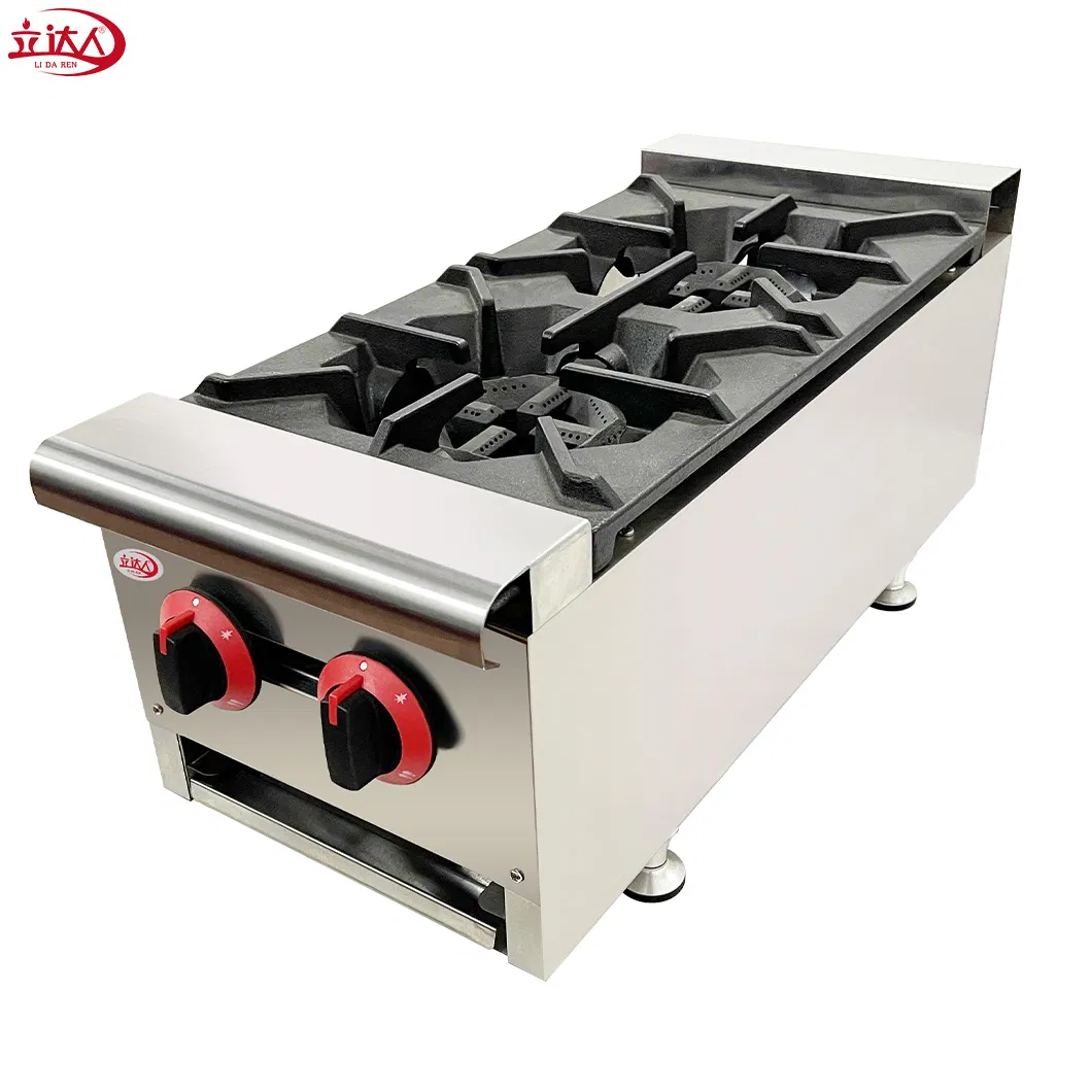 2 Head Customized Ld-Rb2 Commercial Countertop Gas Furnace