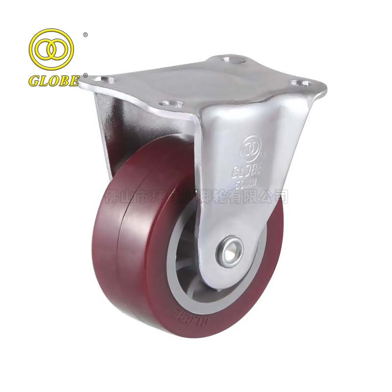 Light Duty Small Capacity 65mm Light Duty Threaded Stem PP Caster Wheel