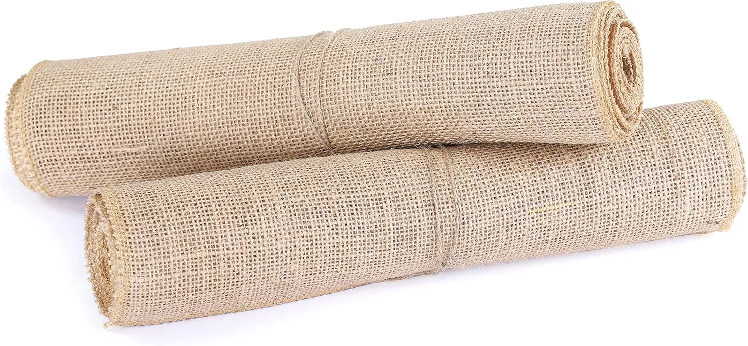 100% Natural Jute Rustic Hessian for Merry Christmas Xmas Table Runner